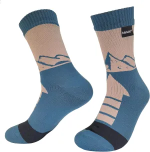 Fullsheild Men’s Waterproof Hiking Socks, Unisex Breathable Outdoor Athletic Hiking Wading Trail Running Skiing Crew Socks