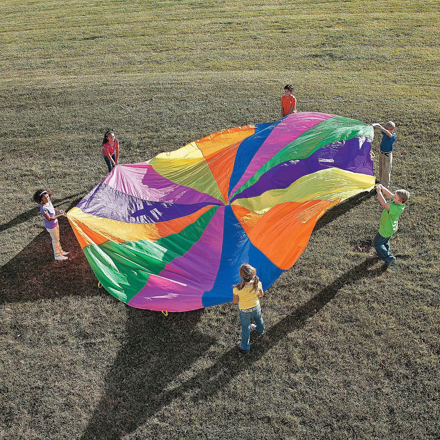 Fun Express 20' Super Sturdy Parachute - 1 Piece - Educational and Learning Activities for Kids