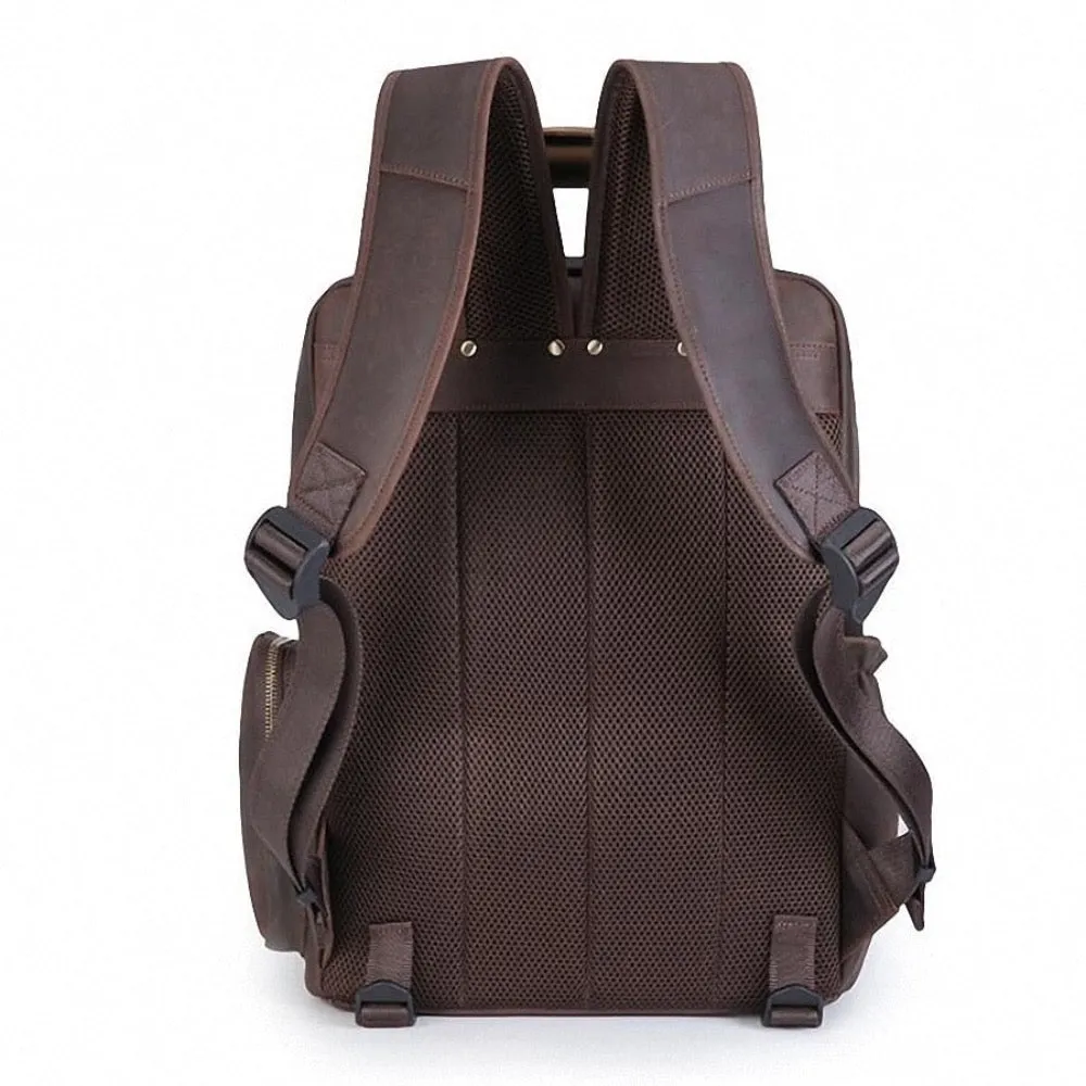 Gaetano Leather Camera Bag with Tripod Holder