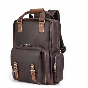 Gaetano Leather Camera Bag with Tripod Holder