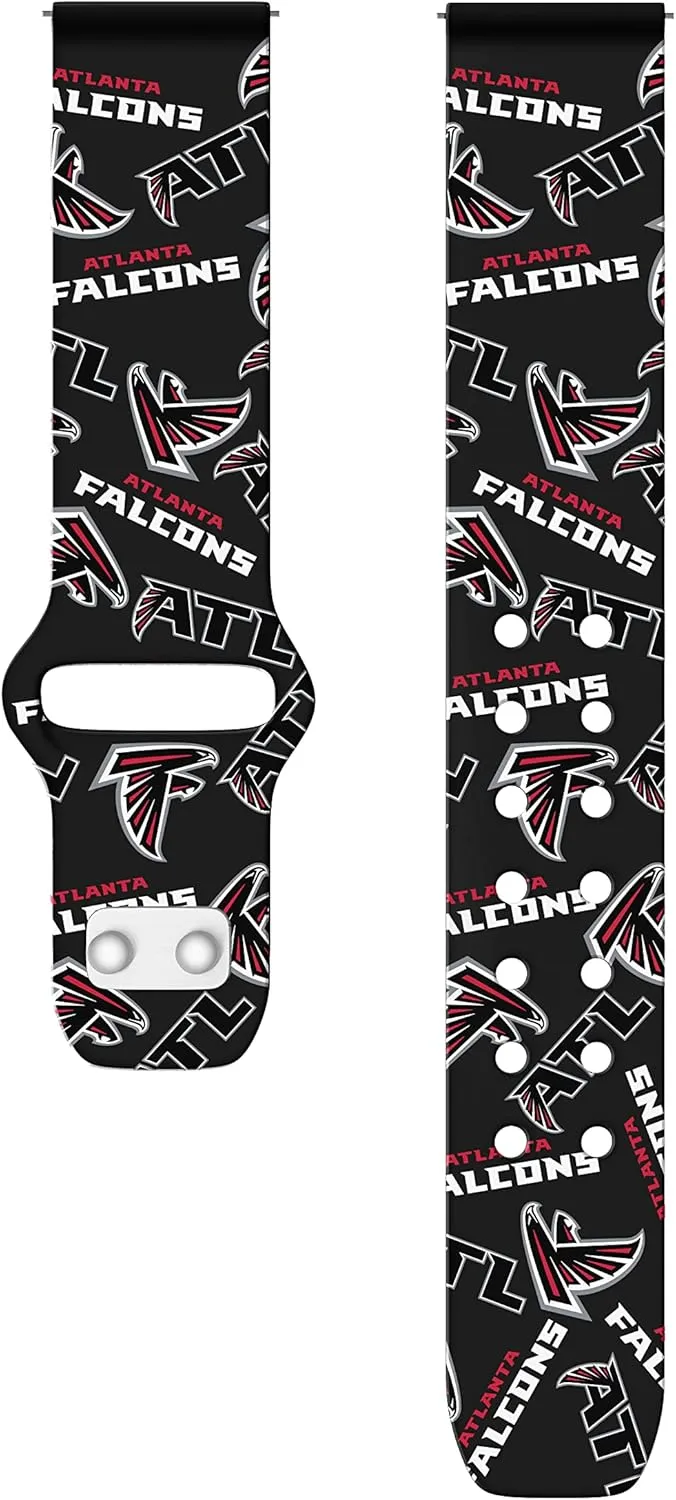 Game Time Atlanta Falcons Quick Change HD Watch Band Compatible with Samsung and More