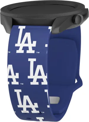 Game Time Los Angeles Dodgers Quick Change HD Watch Band Compatible with Samsung and More