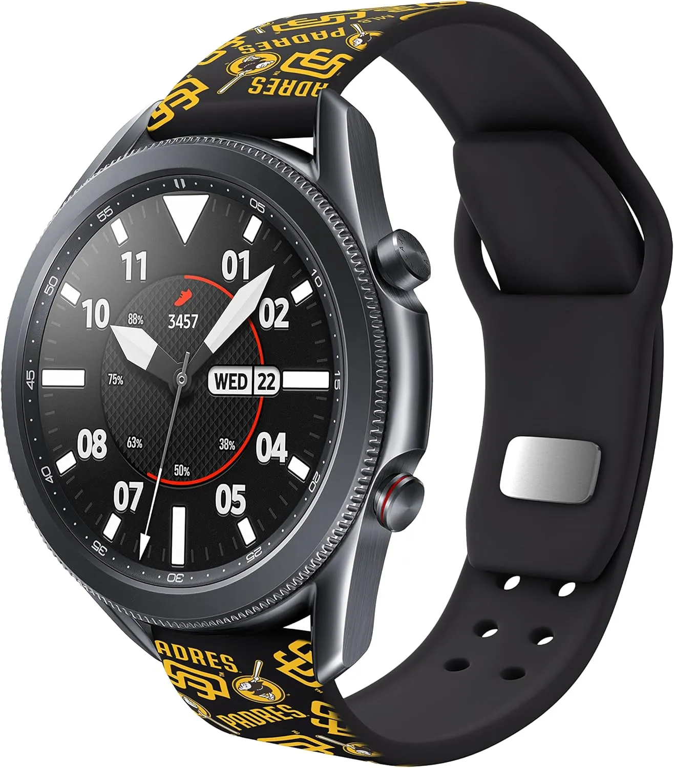Game Time San Diego Padres Quick Change HD Watch Band Compatible with Samsung and More