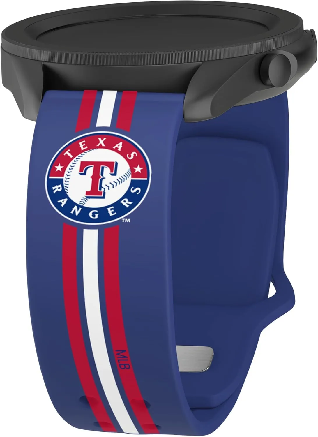 Game Time Texas Rangers Quick Change HD Watch Band Compatible with Samsung and More