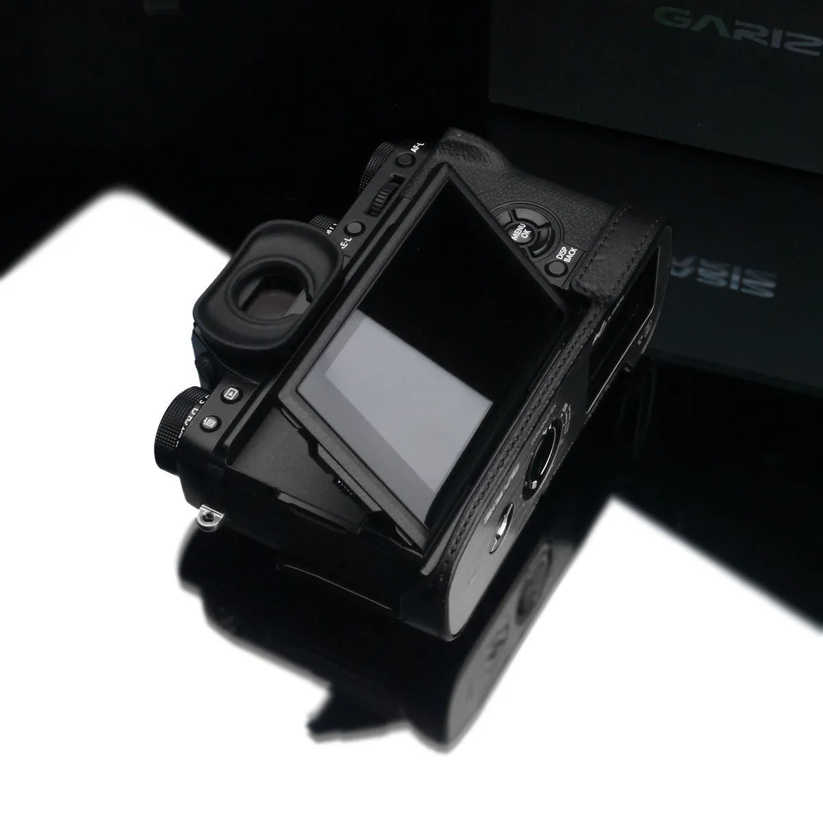Gariz XS-CHXT2BK Black Genuine Leather Half Case for Fujifilm Fuji X-T2 / X-T3