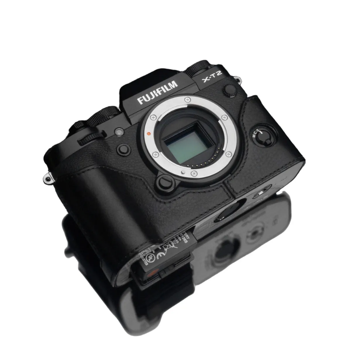 Gariz XS-CHXT2BK Black Genuine Leather Half Case for Fujifilm Fuji X-T2 / X-T3
