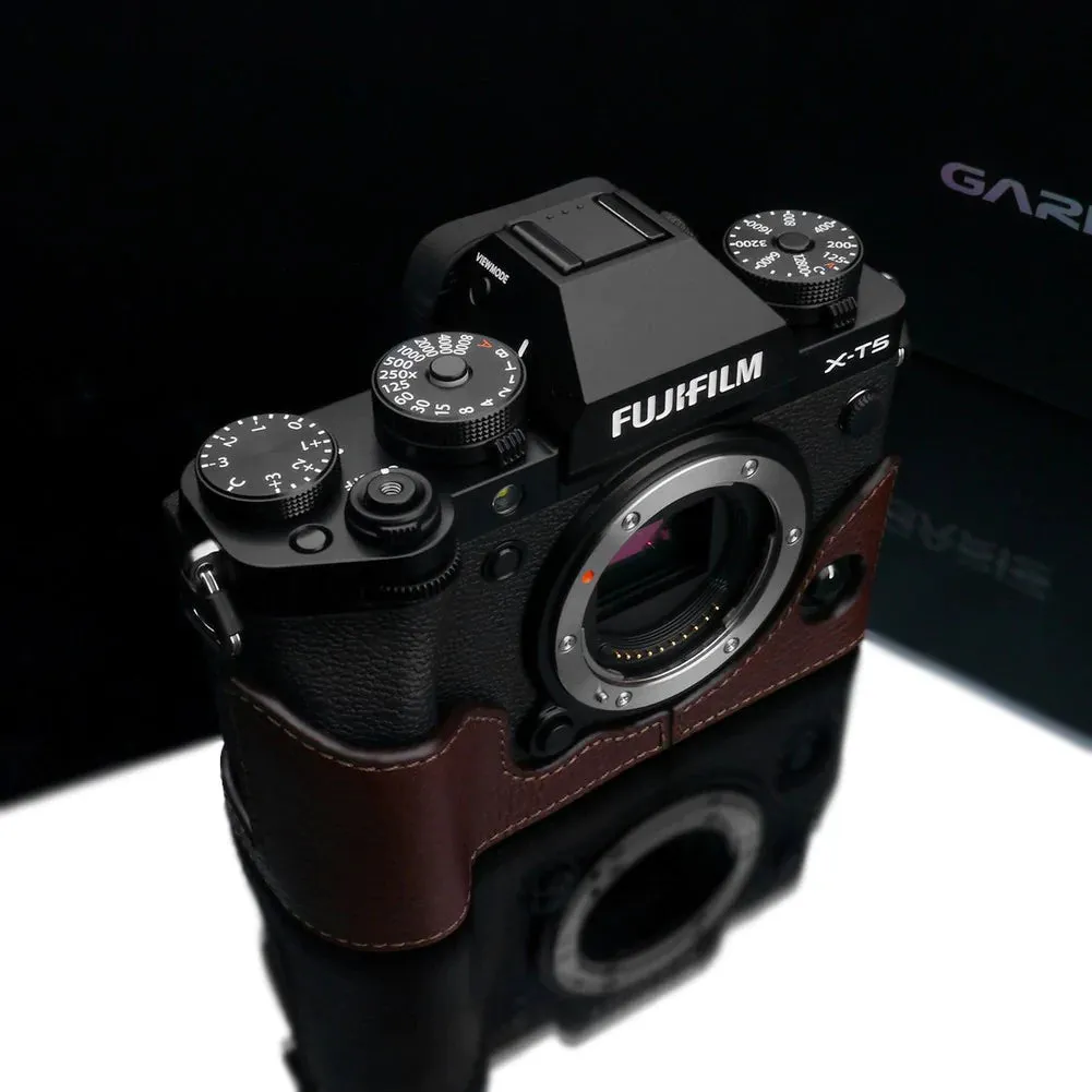 Gariz XS-CHXT5BR Half Leather Case for Fujifilm X-T5 / XT5 (Brown)