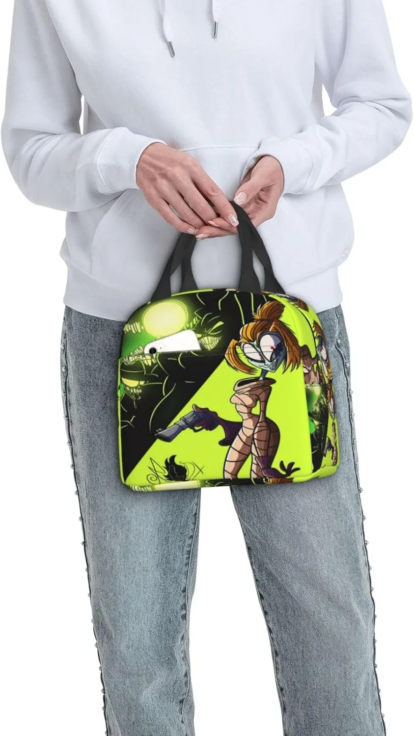 Gaslight District Lunch Box Portable Lnsulation Lunch Bag Tote Bag For Office Work Travel Picnic Unisex