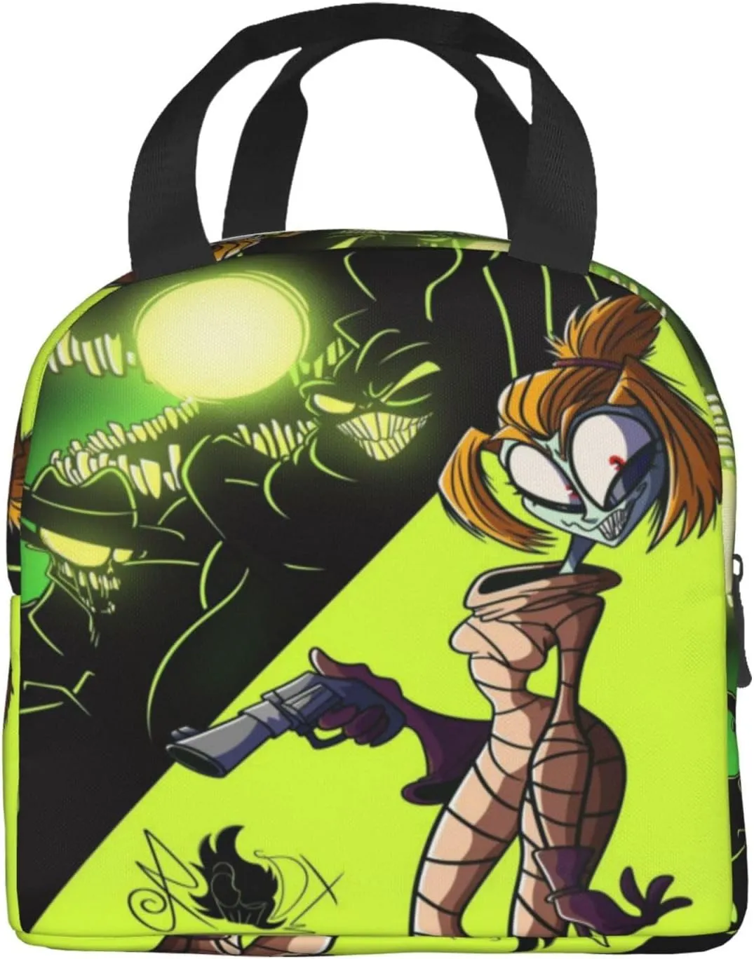 Gaslight District Lunch Box Portable Lnsulation Lunch Bag Tote Bag For Office Work Travel Picnic Unisex
