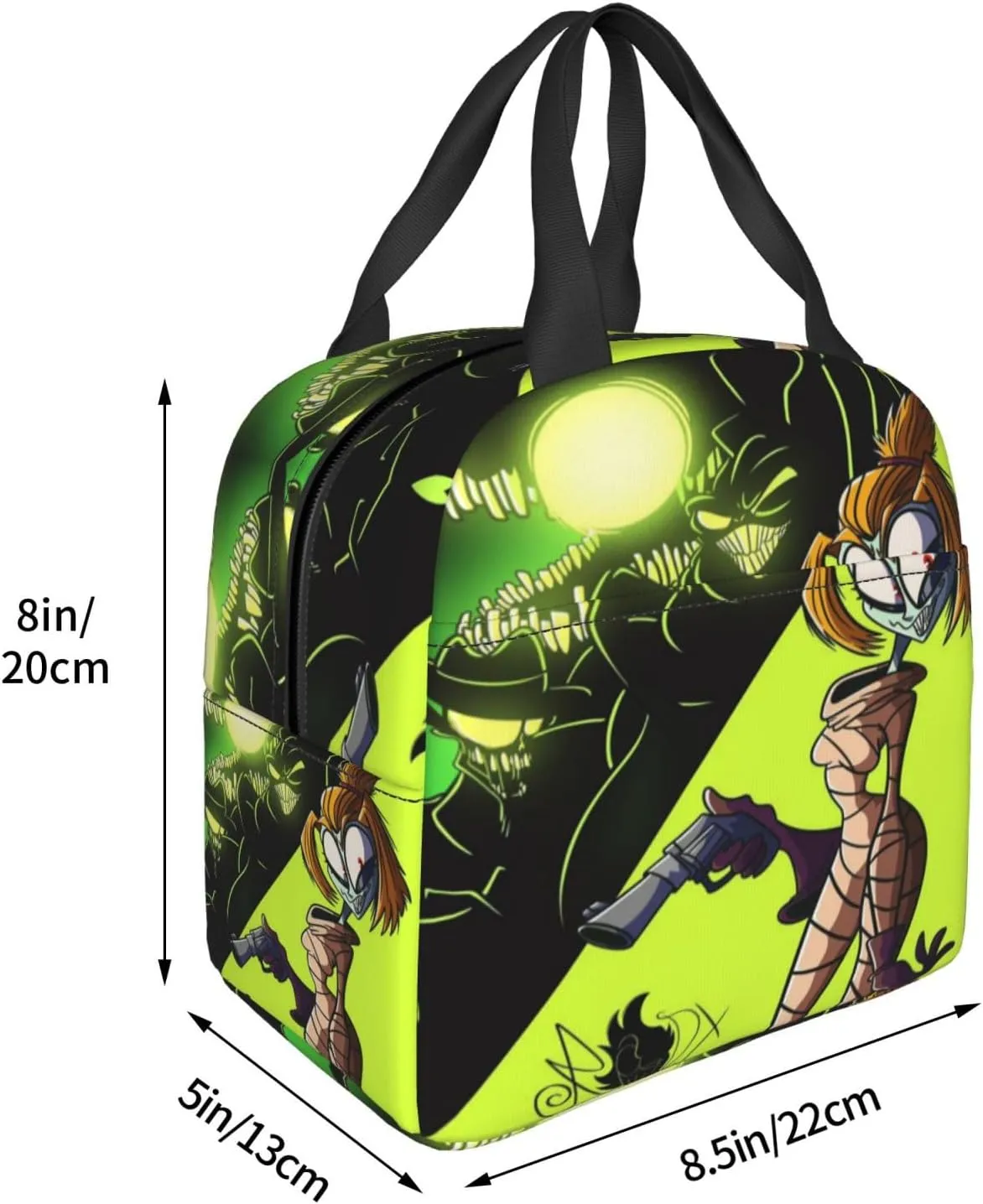 Gaslight District Lunch Box Portable Lnsulation Lunch Bag Tote Bag For Office Work Travel Picnic Unisex