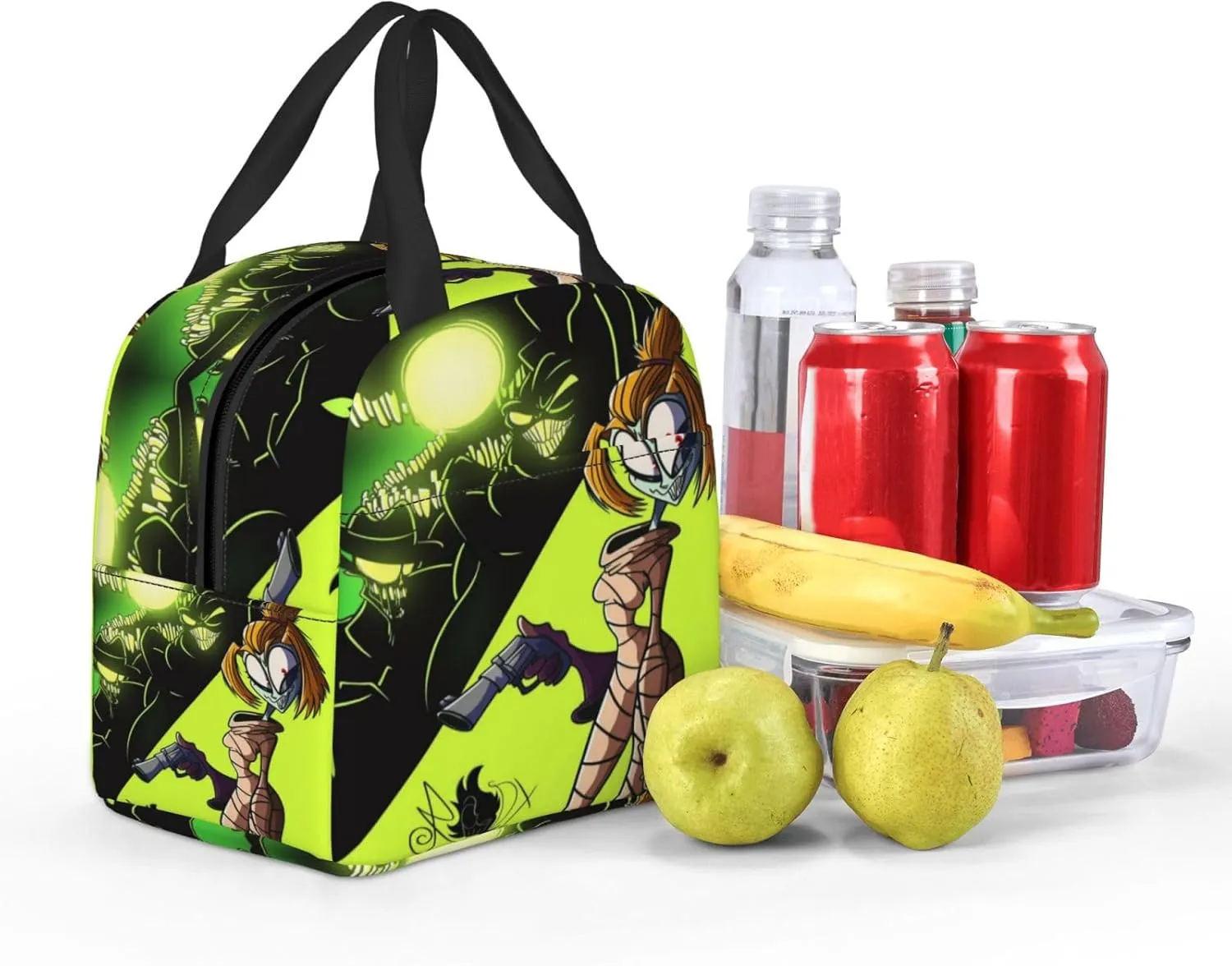 Gaslight District Lunch Box Portable Lnsulation Lunch Bag Tote Bag For Office Work Travel Picnic Unisex