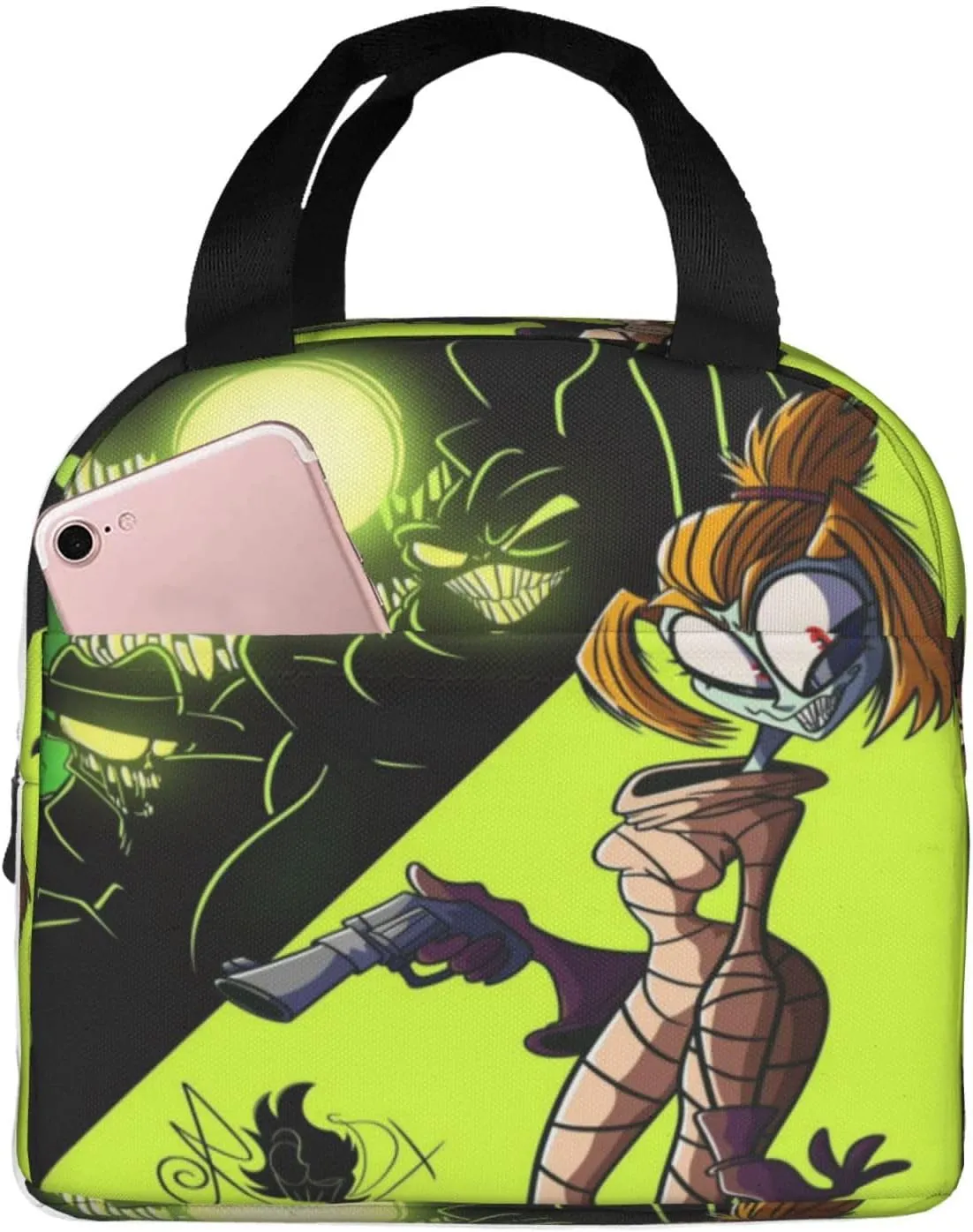 Gaslight District Lunch Box Portable Lnsulation Lunch Bag Tote Bag For Office Work Travel Picnic Unisex
