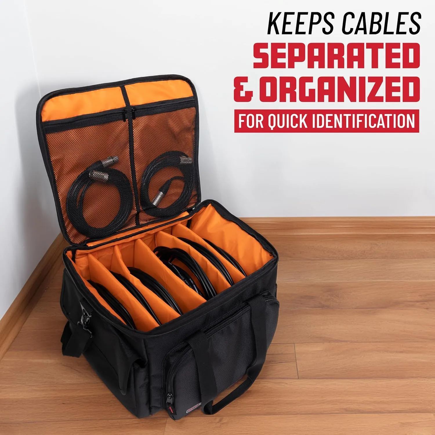Gator Cases Cable & Accessory Organization Gig Bag; Small | 13 x 12 x 11” (G-CABLEBAG-SM)
