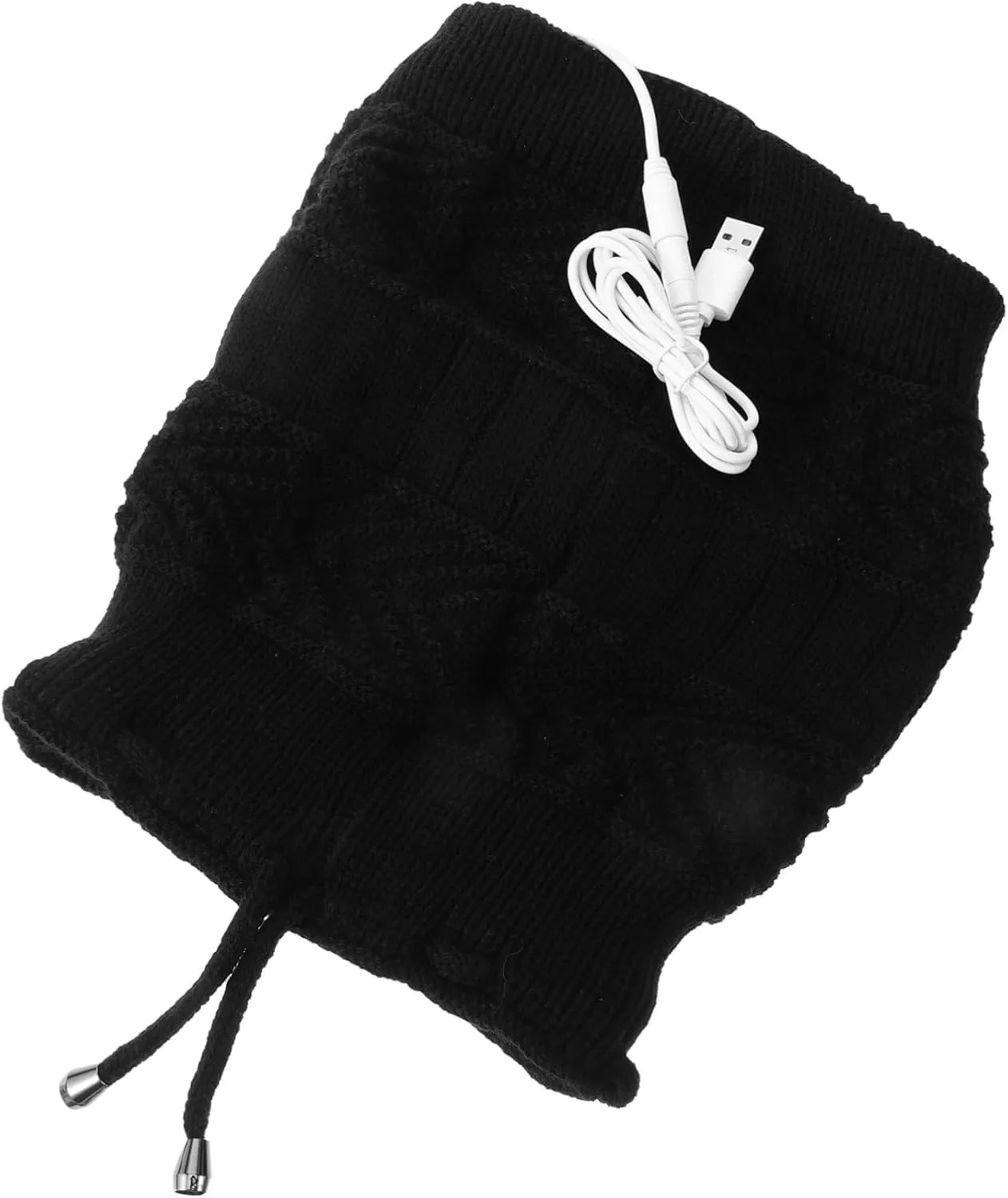 Gatuida Warm Keeping Knit Cap Heated Hat Multi-use Outdoor Cap for Men and Women
