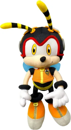 GE Animation GE52680 Eastern Sonic The Hedgehog Charmy Plush, 8.5''H, Multi-Colored