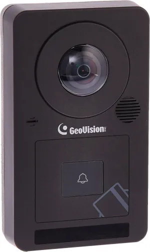 GeoVision GV-CS1320 2MP H.264 Camera Face Detection Access Controller with 180-degree panoramic lens and built-in 13.56 MHz Reader