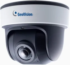 GeoVision GV-PDR8800 8MP H.265 Super Low Lux WDR Pro IR Fixed Rugged IP Dome Camera with 1.68 mm Lens, 180° Panoramic View, Built-in Microphone