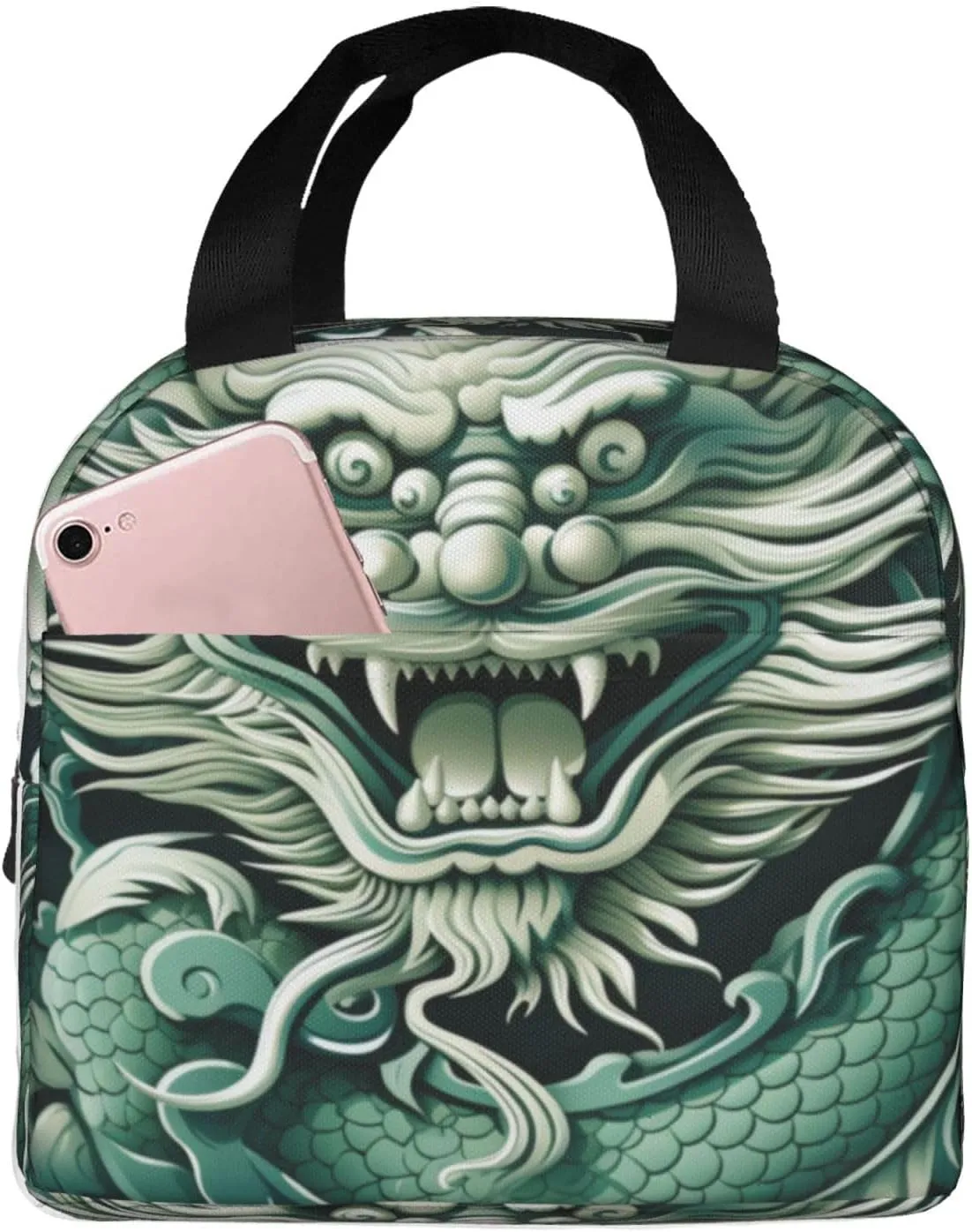giant dragon soars Lunch Bag Lunch Box for Women & Men â€“ Leakproof Cute Cooler Lunch Tote Bag, Large Capacity for Work Travel Picnic