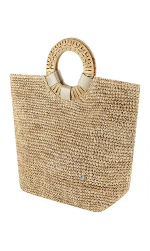 Gili Raffia Lurex Tote