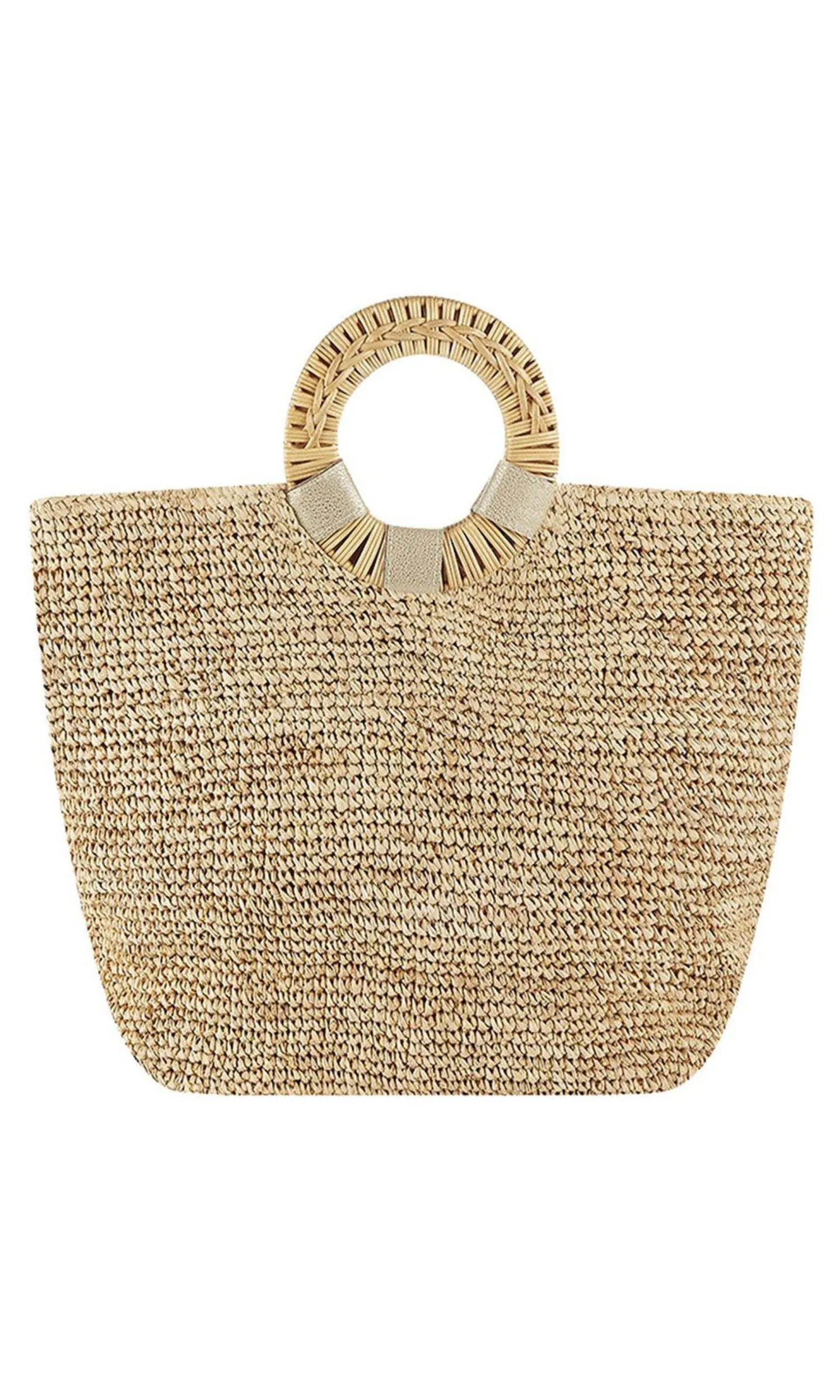 Gili Raffia Lurex Tote