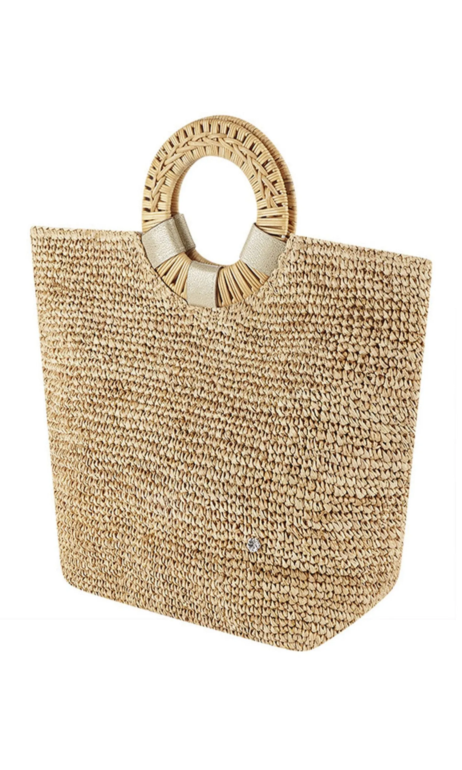 Gili Raffia Lurex Tote