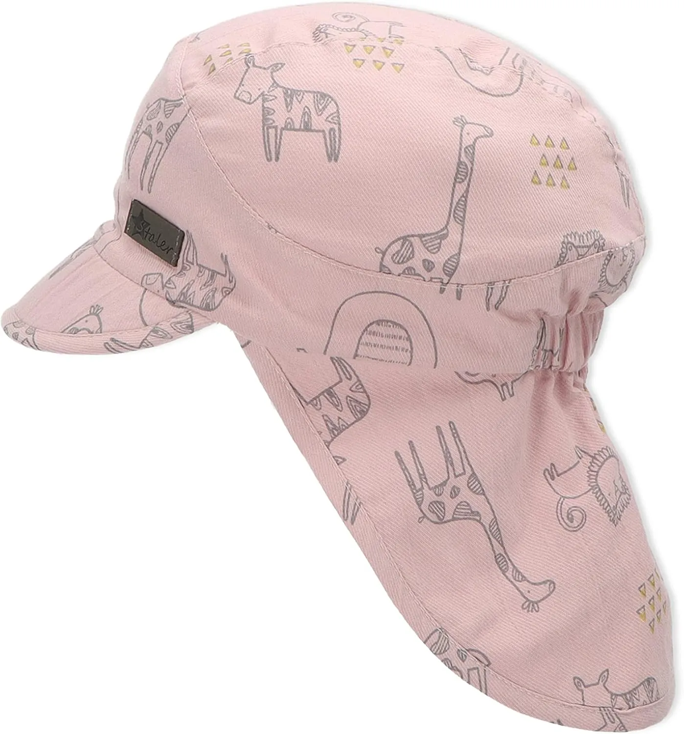 Girl's Schirmmütze Mit Nackenschutz Zoo Sun Hat