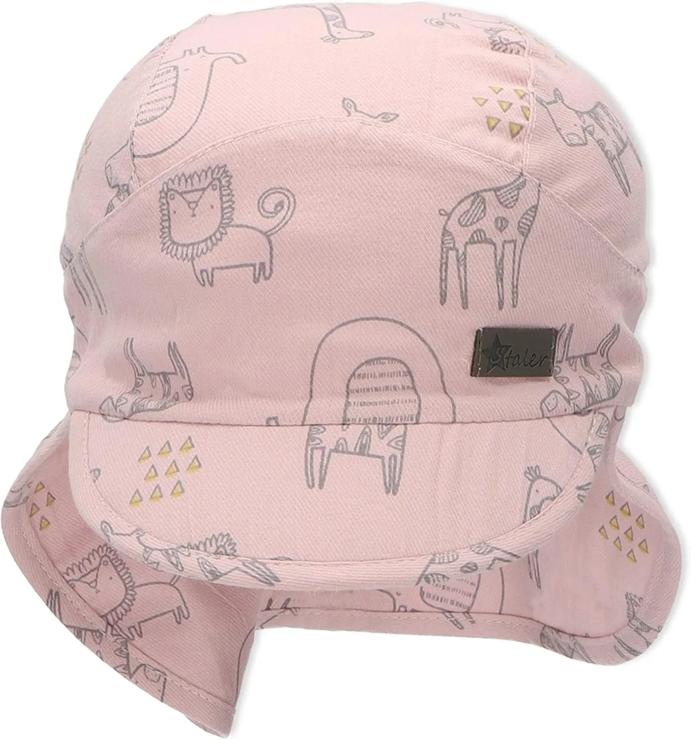 Girl's Schirmmütze Mit Nackenschutz Zoo Sun Hat