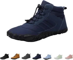 Glaci a Barefoot Shoes for Men Women Winter, Winter Boots Hiking Shoes, Wide Toe Warm Non-slip Waterproof