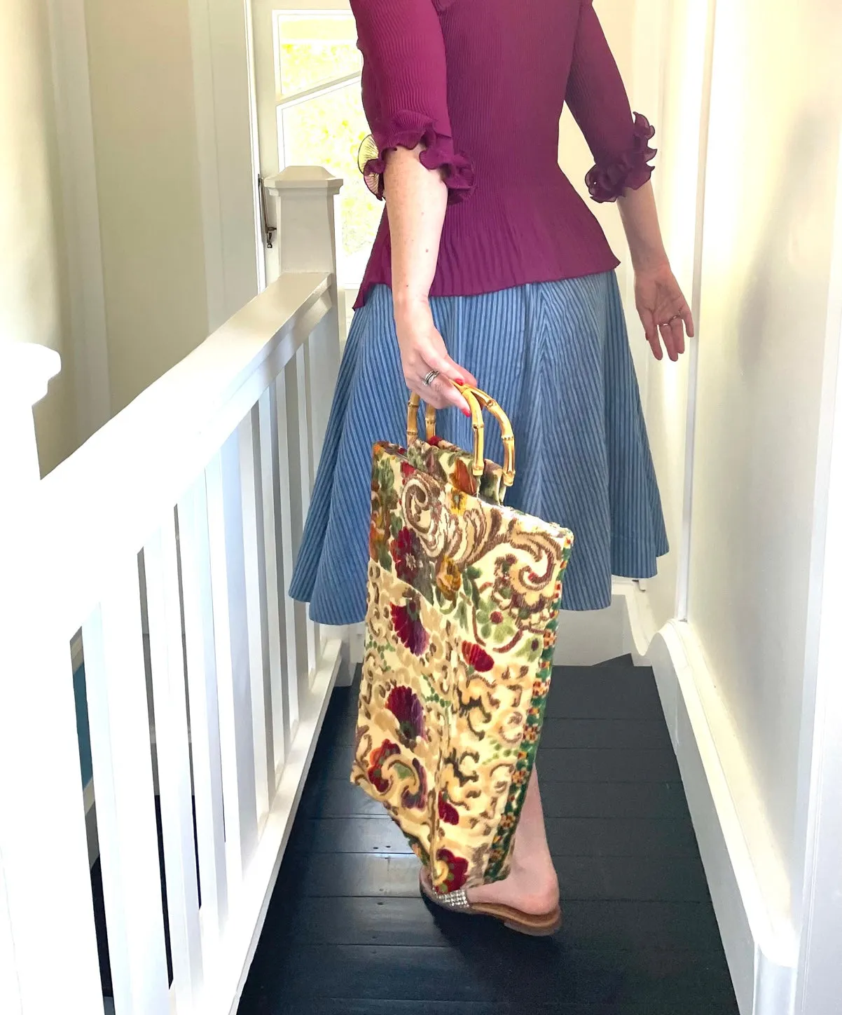 Glory luxe tote: bright   bamboo