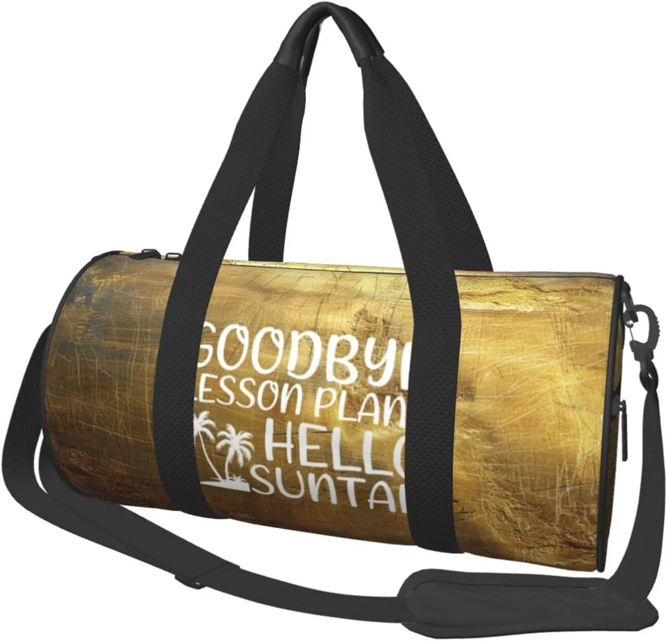 Goodbye Lesson Plans Hello Suntan Duffel Bag Gym Bag Travel Sports Tote Large Foldable Beach Swim Yoga5