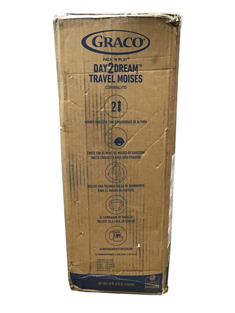 Graco Day2Dream Travel Bassinet Playard, Rainier Fashion