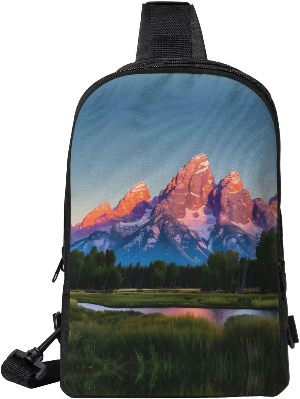 grand teton national park Dual Pocket Chest Bag - Versatile Purse, Sling Purse - Ideal for Concerts, Sports, Travelling, & More
