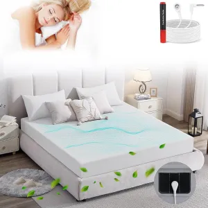 Grounding Sheets 12% Pure Silver Fiber 88% Organic Cotton Superior Earthing Fitted Sheet 400 Threads Earth Connected Bed Sheet with Long Grounding Cord and Test Pen (Queen 60"x 80"x 15" Off-White)