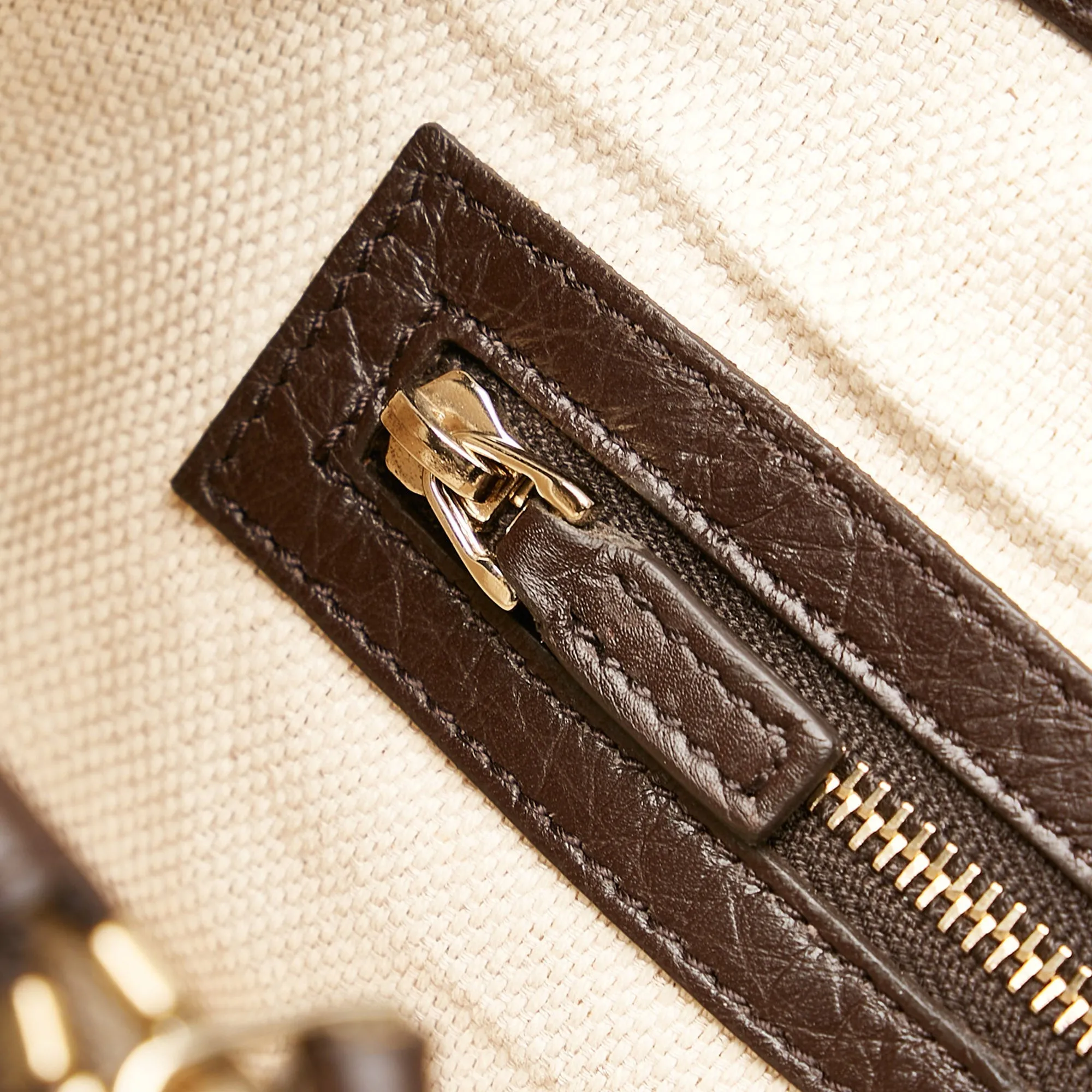 Gucci Bamboo GG Canvas Diana Tote Bag
