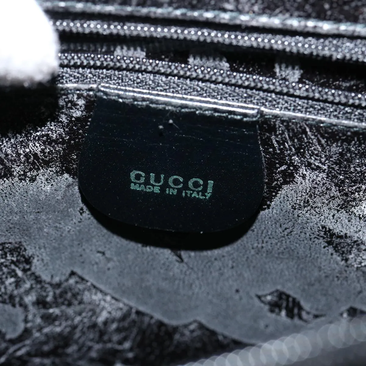GUCCI Bamboo Tote Bag Leather 2way Black 002 2855 0322 0 75353