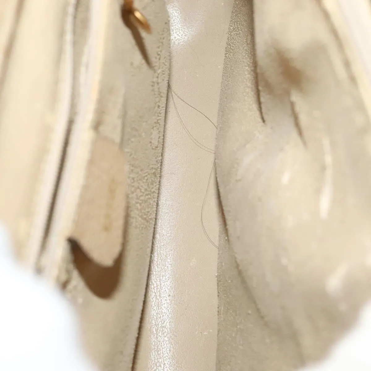 GUCCI Bamboo Tote Bag Suede Beige Gold 002 0260 2615 Auth ep7511