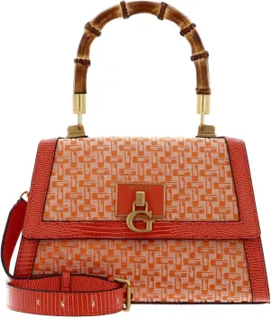 GUESS Stephi Bamboo Fold-Over Satchel