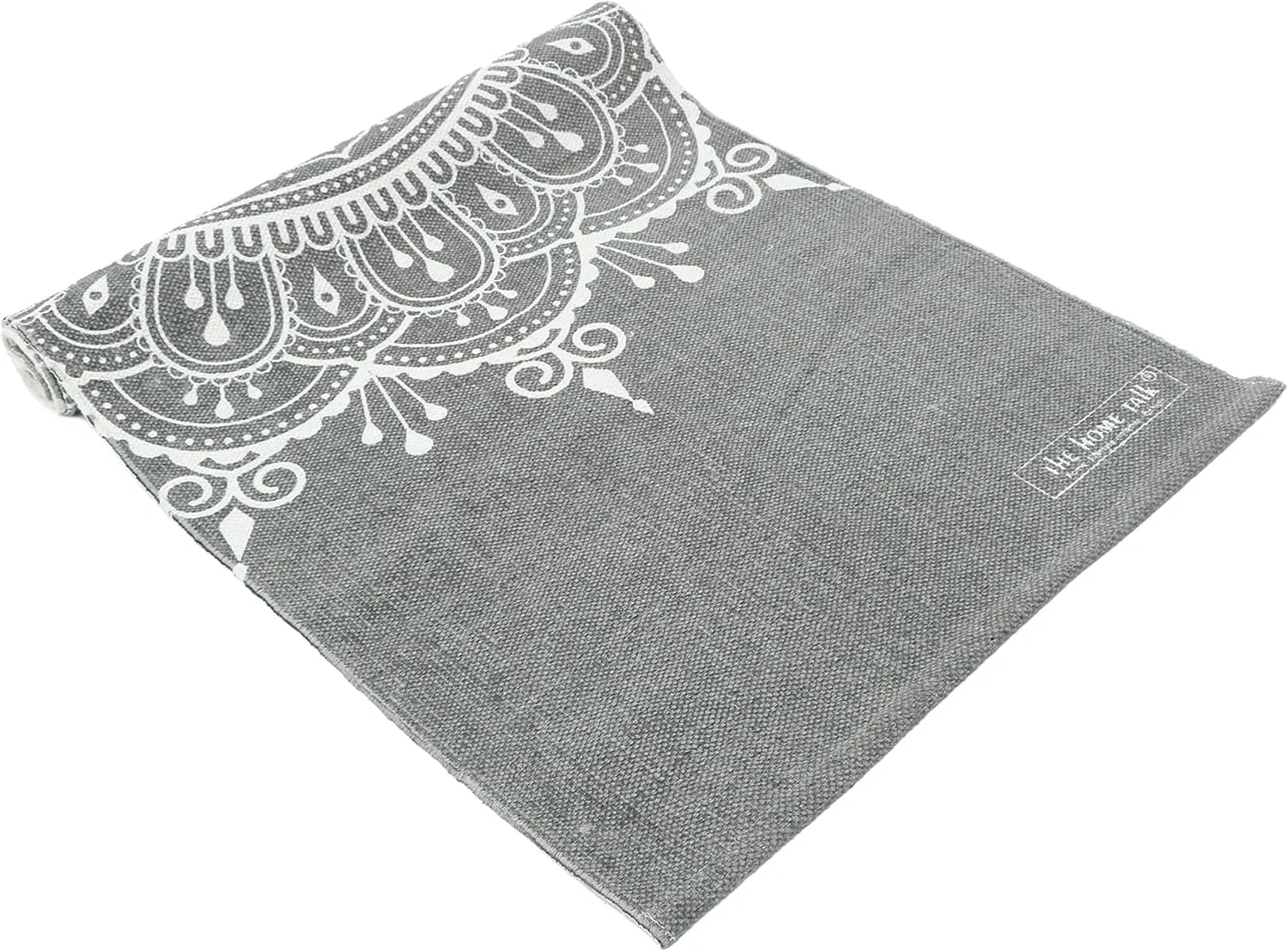 Hand Woven 100% Cotton Yoga Mat- Thick Handloom Made in India- for Gym Floor Exercise - Runner for Bedroom