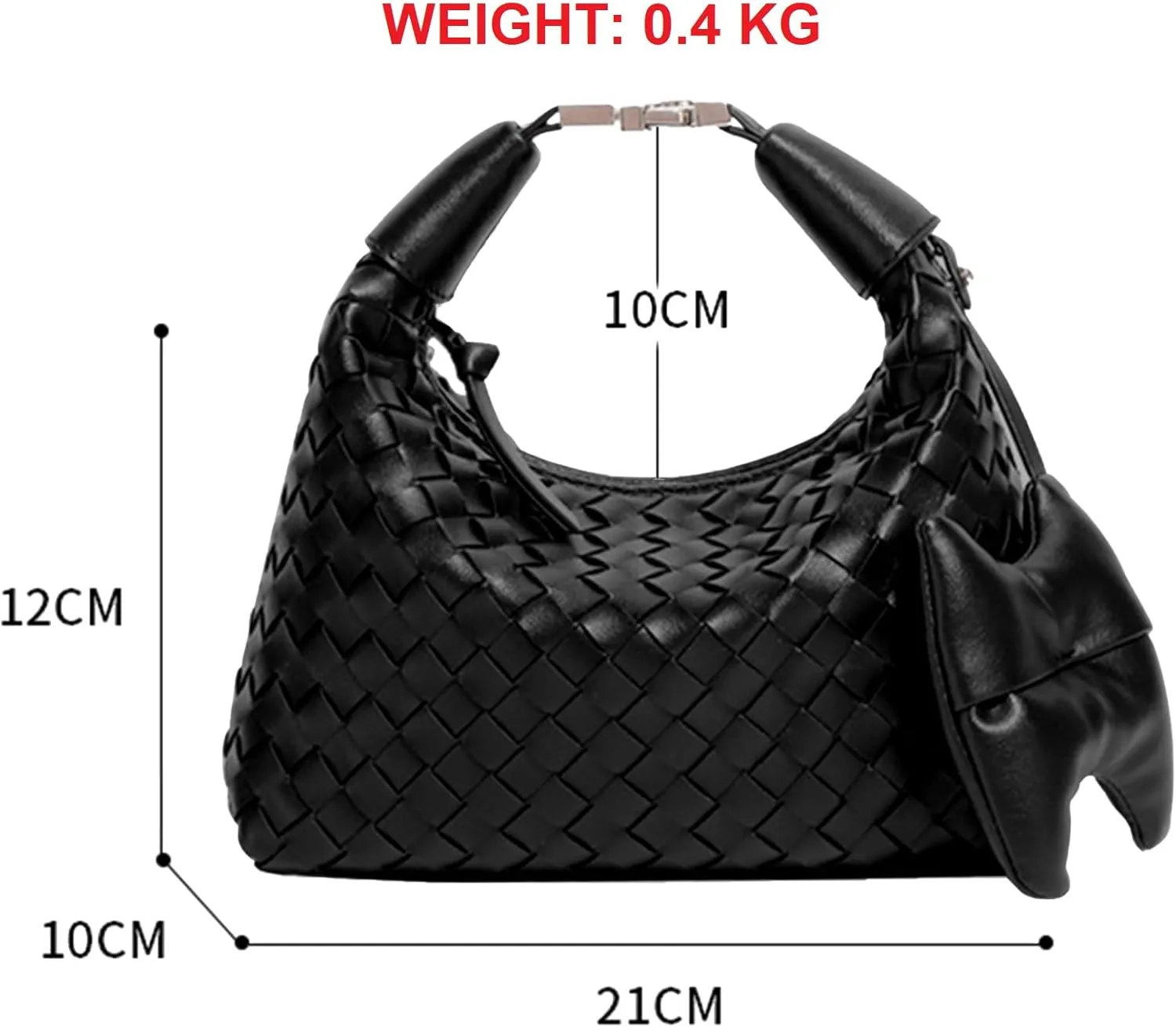 Handbag Crossbody Tote Bag for Women Small Hand Bag weave Vegan Leather Purse Clutch Women's Leather Medium Hobo Bag