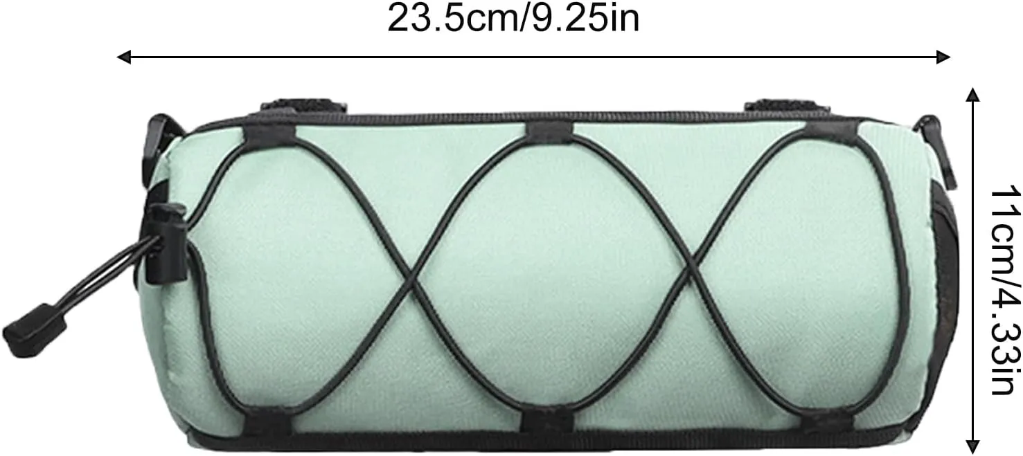 Handlebar Bag, Frame Tube Storage Organizer, Waterproof Portable Phone Holder, 9.25x4.33 Inches Multi-Functional Shoulder Bag, Ideal for Mountain, Motorcycles, Electric Scooters