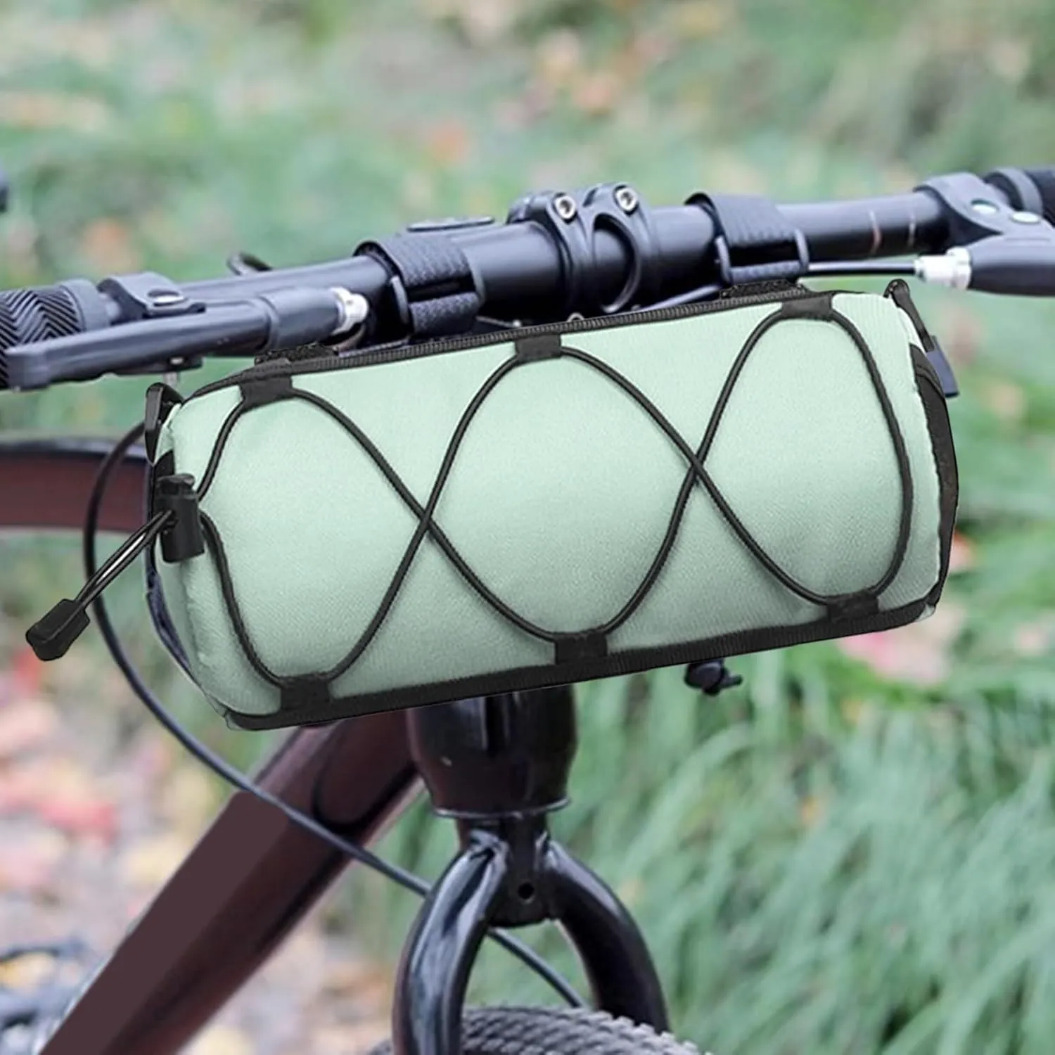 Handlebar Bag, Frame Tube Storage Organizer, Waterproof Portable Phone Holder, 9.25x4.33 Inches Multi-Functional Shoulder Bag, Ideal for Mountain, Motorcycles, Electric Scooters