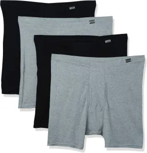 Hanes mens Tagless Comfortsoft Waistband - Multiple Packs Available boxer briefs, Assorted 4-pack, XX-Large US