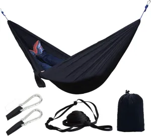 Hanging ?Chair Swing Camping Hammock, Nylon Hammock, Portable Lightweight Parachute Hammock with Tree Straps for Backpacking Camping Travel Beach Garden Outdoor Camping Gear Hammock