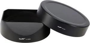 Haoge LH-G65N Bayonet Square Metal Lens Hood for Fujifilm Fuji Fujinon GF 63mm F2.8 R WR and GF 45mm F2.8 R WR Lens Shade with Metal Cap on GFX100S GFX50S GFX50R Camera