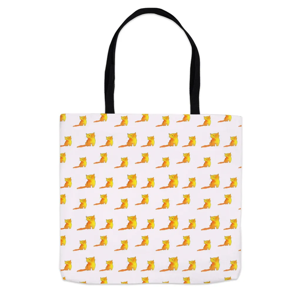 Happy Cat Pattern Tote Bag (Pink)