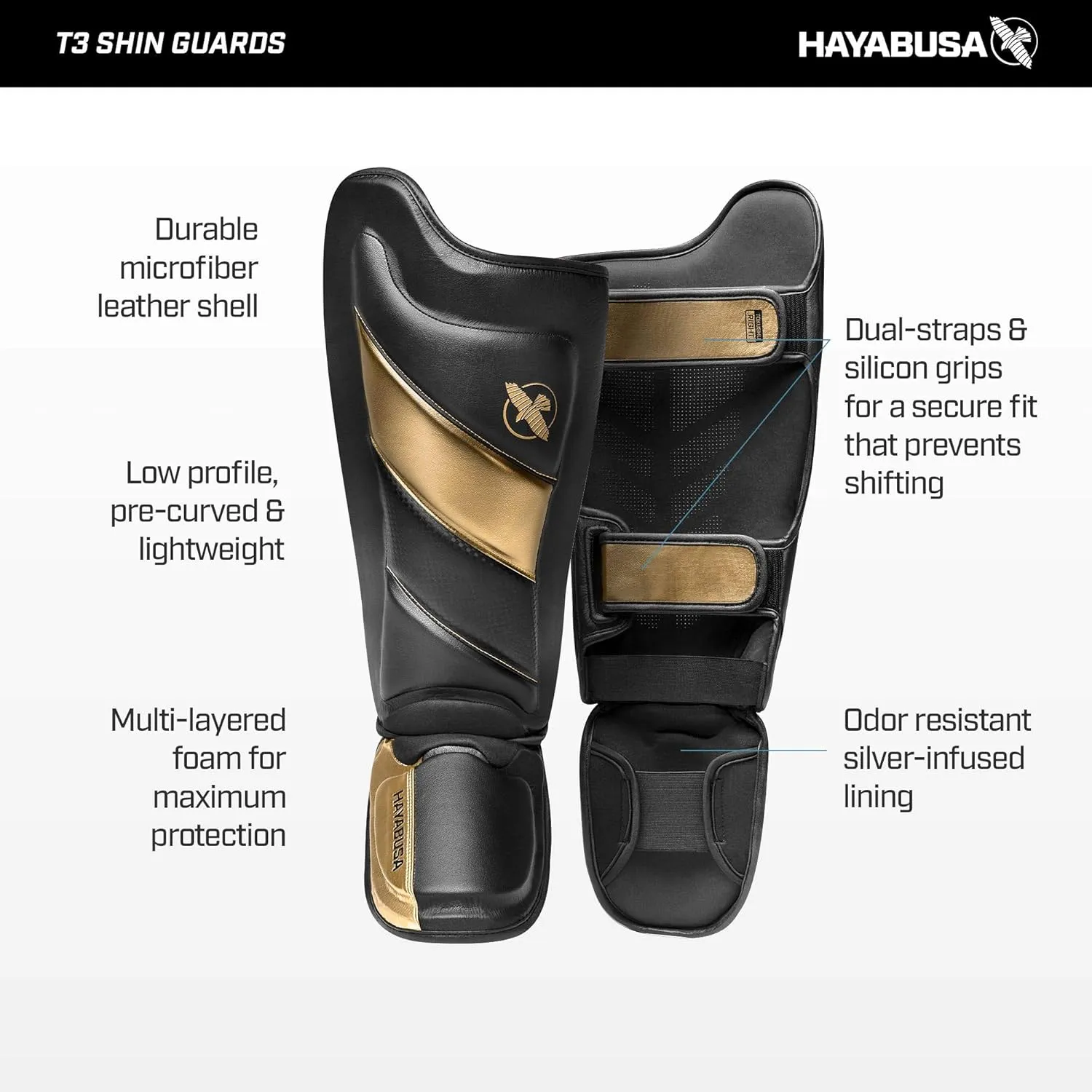 Hayabusa T3 Striking Shinguards