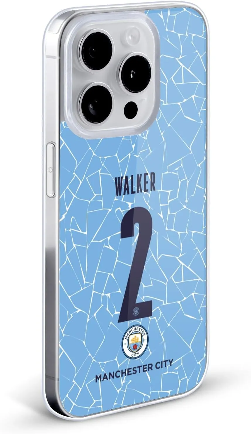Head Case Designs Officially Licensed Manchester City Man City FC Kyle Walker 2020/21 Players Home Kit Group 2 Gel Case [Military Grade Protection] Compatible with Apple iPhone 11 Pro Max and MagSafe