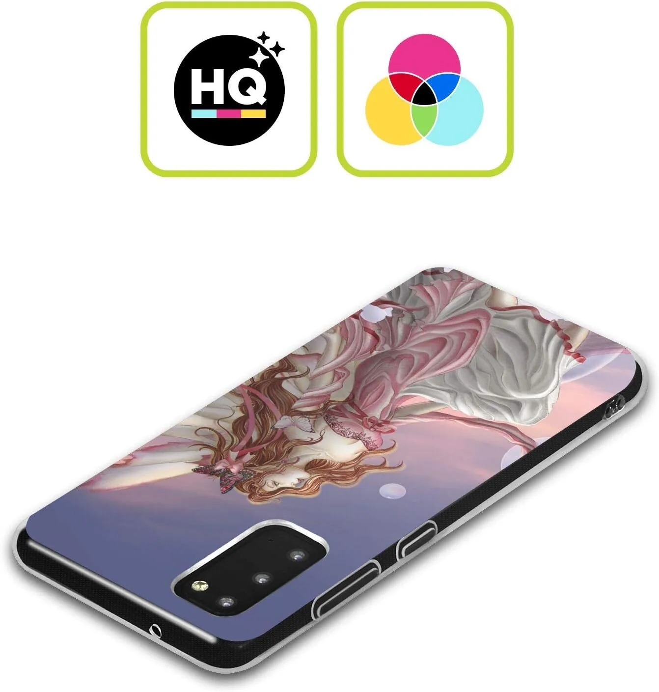Head Case Designs Officially Licensed Nene Thomas Daybreak Pink Fairy Bubbles Soft Gel Case [Military Grade Protection] Compatible with Samsung Galaxy S22  5G
