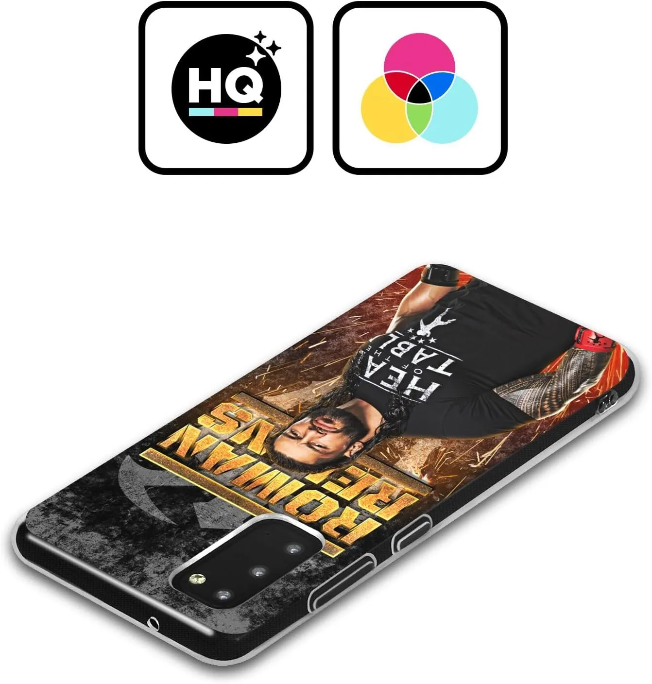 Head Case Designs Officially Licensed WWE Grunge Roman Reigns Soft Gel Case [Military Grade Protection] Compatible with Samsung Galaxy A15