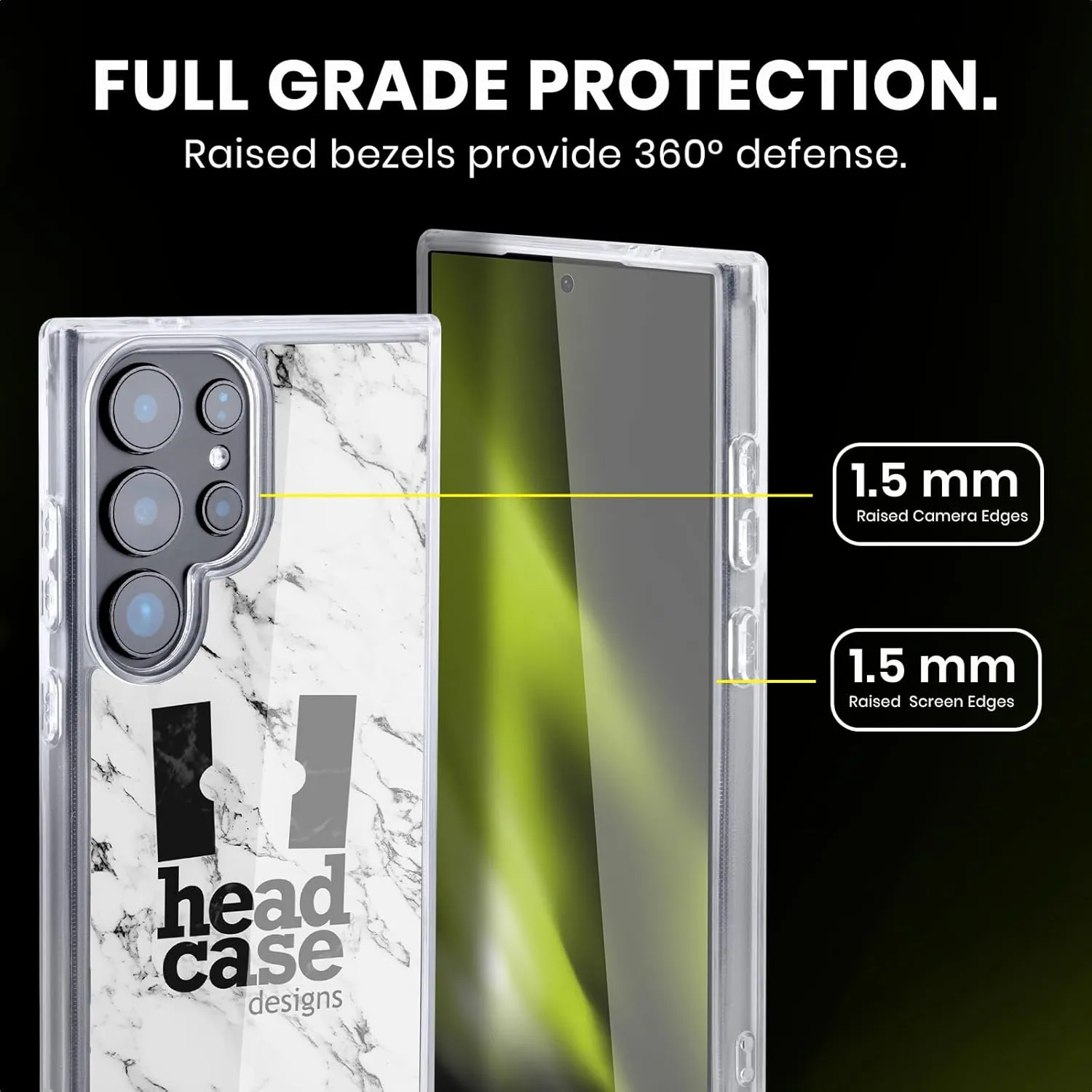 Head Case Designs Officially Licensed WWE Grunge Roman Reigns Soft Gel Case [Military Grade Protection] Compatible with Samsung Galaxy A15